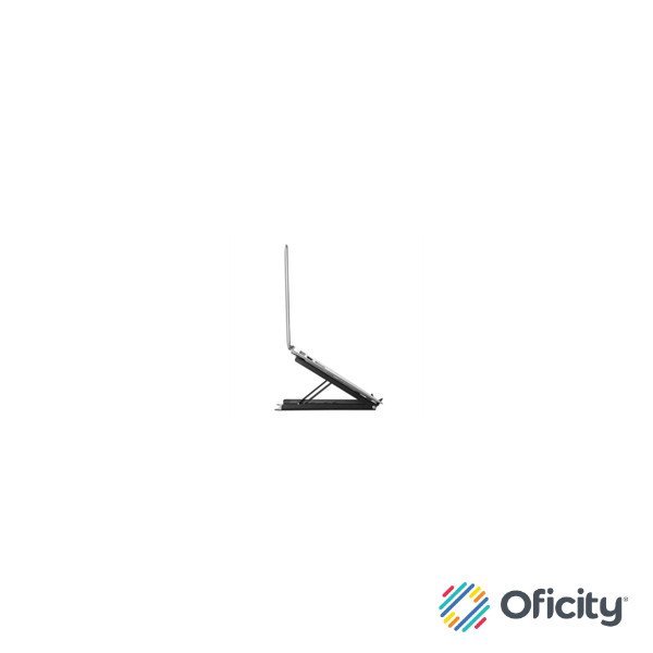 Soporte Manhattan Ajustable para Laptop/Tablet 10" a 15.6" Plegable 5 Posiciones Hasta 5 Kg Color Negro