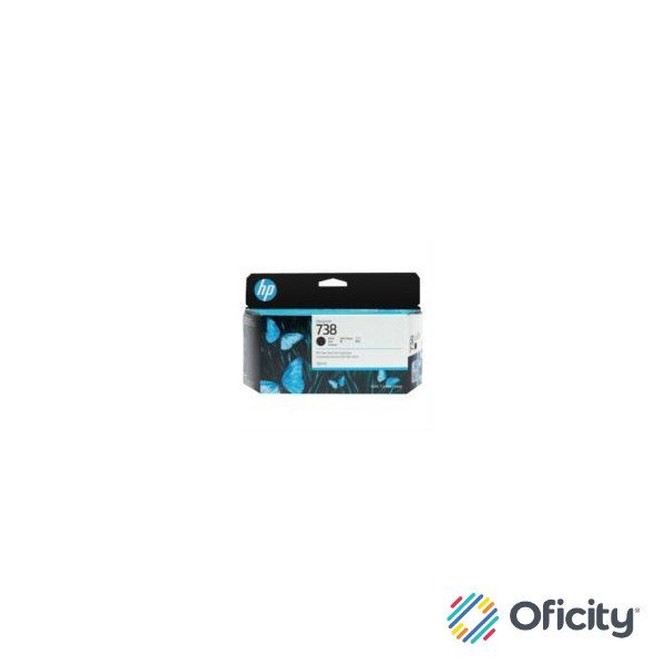 Tinta HP DesignJet 738 130ml Color Negro