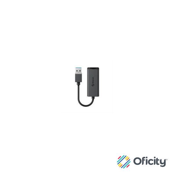Adaptador Steren USB 3.0 a Gigabit Ethernet RJ45 Color Negro