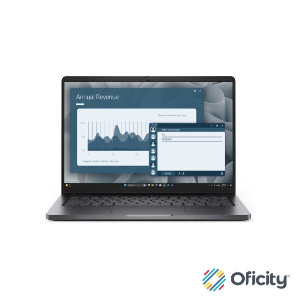 Laptop Dell Pro 14 FHD AMD Ryzen 5 Pro 230 16GB 512GB NPU 16 TOPS Graficos Radeon 760M W11 Pro 1Y Wi-Fi 6E Color Plata