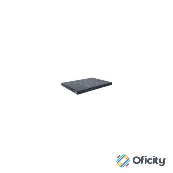 Charola Intellinet Gabinete 19" 1U Fija 35cm Ventilada 50kg Color Negro
