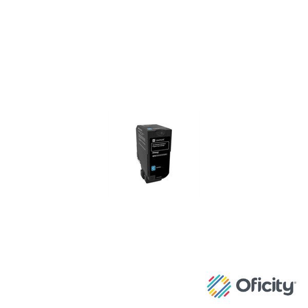 Tóner Lexmark Rendimiento Estándar Programa Retorno CS720DE Color Cian