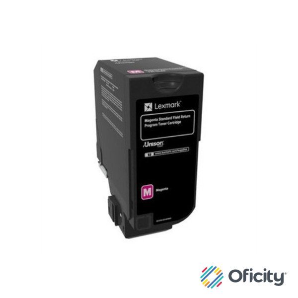 Tóner Lexmark Rendimiento Estándar Programa Retorno CS720DE Color Magenta