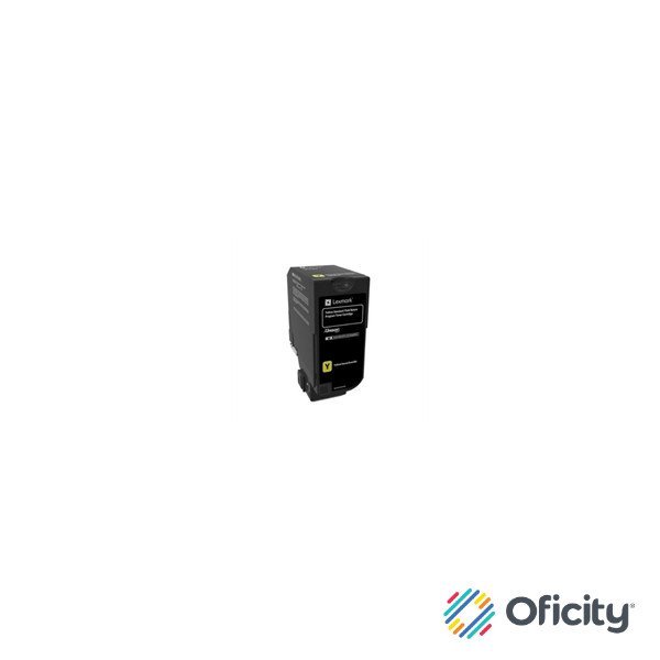 Tóner Lexmark Rendimiento Estándar Programa Retorno CS720DE Color Amarillo