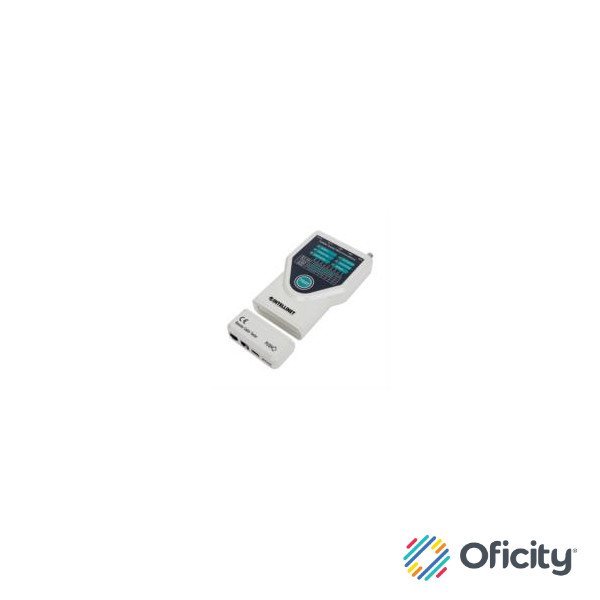 Probador de Cables Intellinet 5 en 1 Cat5/Cat6 Color Blanco