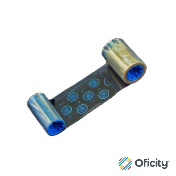 Laminado Holografico Zebra diseno LOCK (750 tarjetas) para ZXP 7 - ZXP 8 - ZXP 9