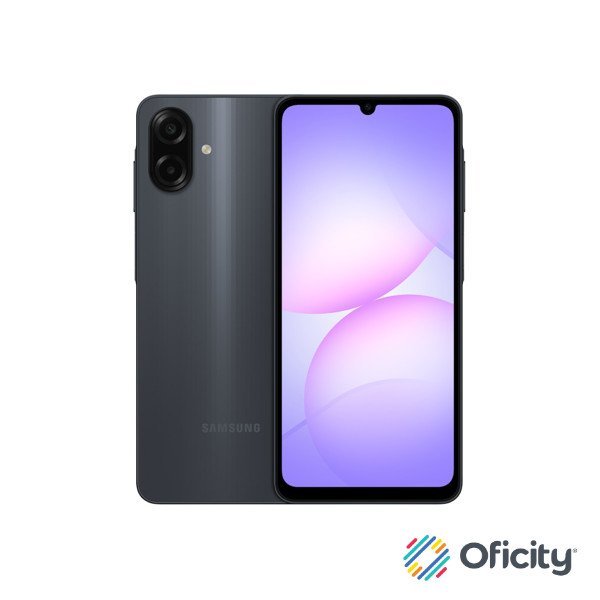 Smartphone Samsung A07 Capacidad 4+64GB Color Negro