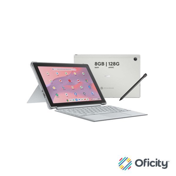 Laptop Asus Cromebook CM3001 10.5" WUXGA MediaTek Kompanio 5200 Wi-Fi 6 + Bluetooth 5.3 8Gb Ram 128Gb SSD