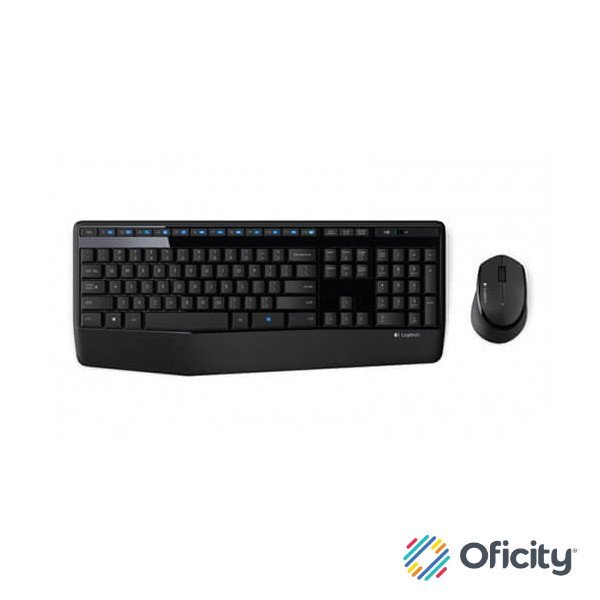 Teclado y Mouse Logitech MK345 Inalámbrico 1000 dpi USB Color Negro