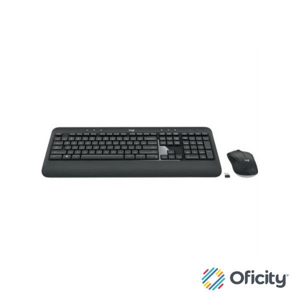 Teclado y Mouse Logitech Advanced MK540 Inalámbrico USB Color Negro