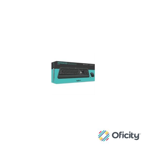 Teclado y Mouse Logitech Advanced MK540 Inalámbrico USB Color Negro
