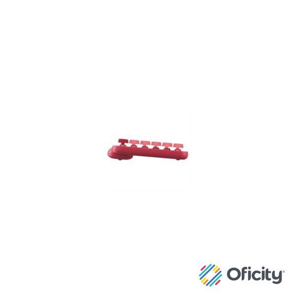 Teclado Logitech Pop Mecánico Teclas Emoji Personalizables Color Rosa Coral