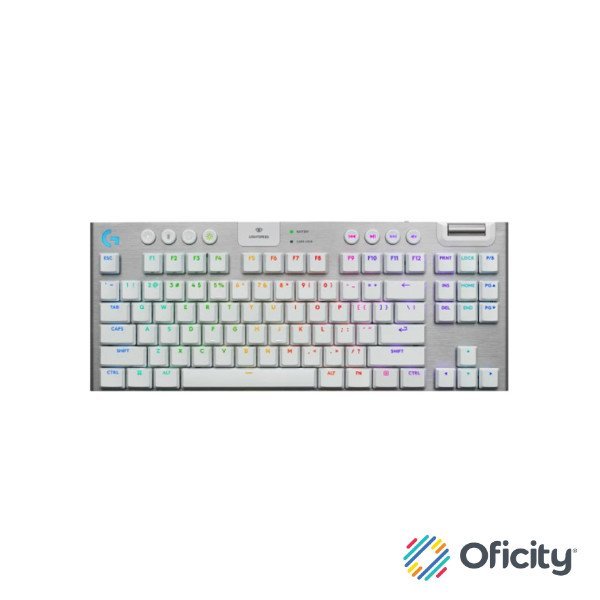 Teclado Logitech G915 X LightSpeed TKL Blanco