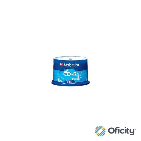 Disco VERBATIM CD-R 52X 80MIN 700MB C/50