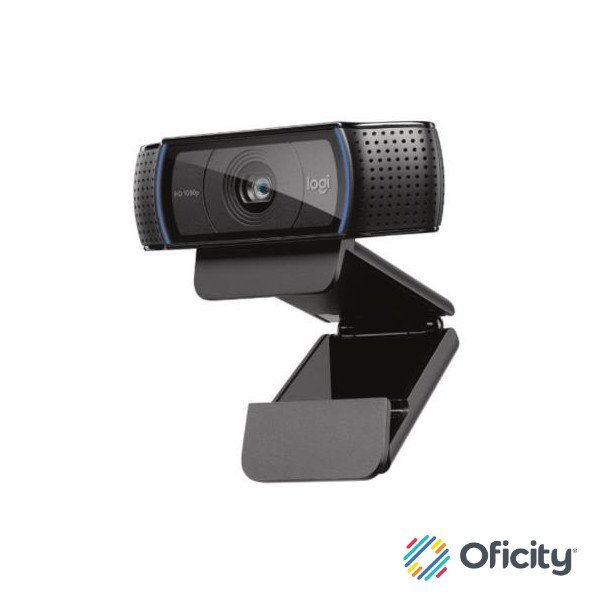 Cámara Web Logitech C920 HD Pro Video FHD 1080P Audio Estéreo Color Negro
