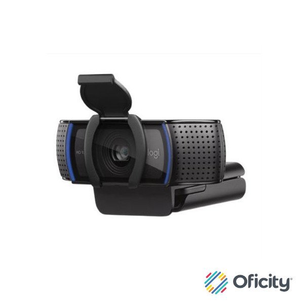 Camara Web Logitech C920S Pro FHD 1080p con Tapa de Obturador