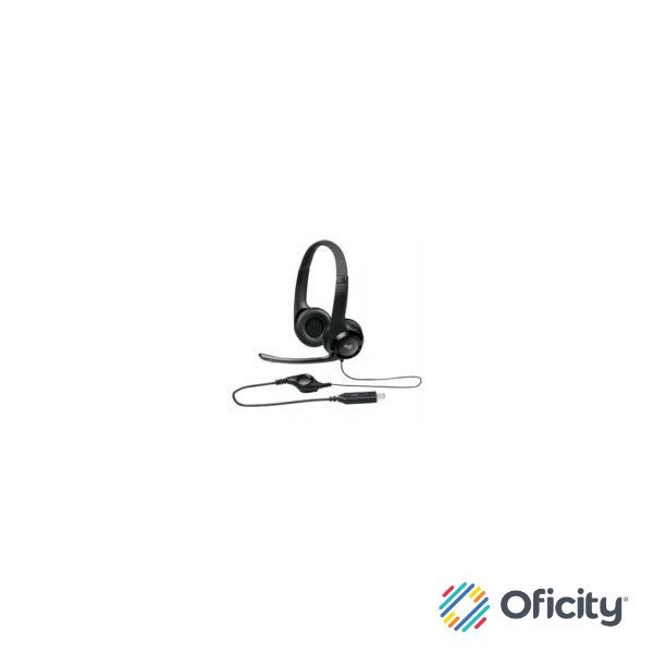 Diadema Logitech H390 Micrófono USB Color Negro