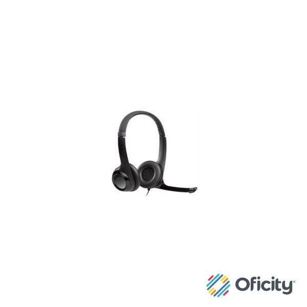 Diadema Logitech H390 Micrófono USB Color Negro