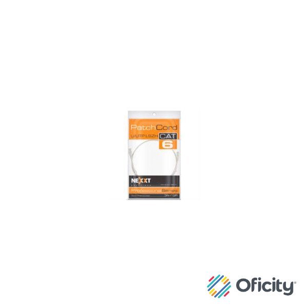 Cable de Conexion Nexxt Solutions U/UTP Cat6A 90 cm LSZH (Compuesto sin Halogeno de Baja Toxicidad) Gris