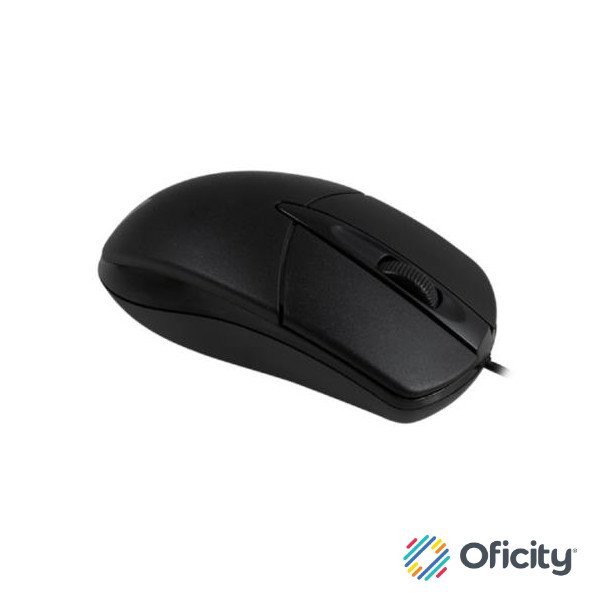 Mouse Alámbrico USB Optimize MA210 Essential Series Diseño Estándar 1200dpi 2 Botones Conexión USB-A 1.5m Color Negro