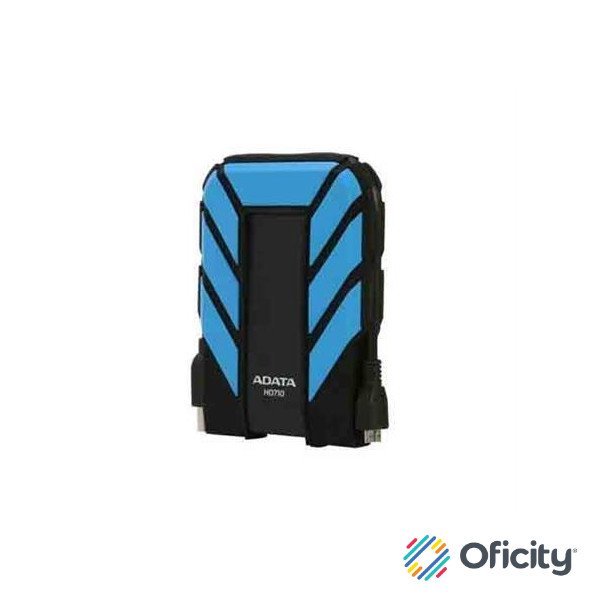 Disco Duro Externo Adata 2TB HD710 Pro 2.5" USB 3.0 Negro/Azul a Prueba de Agua y Golpes