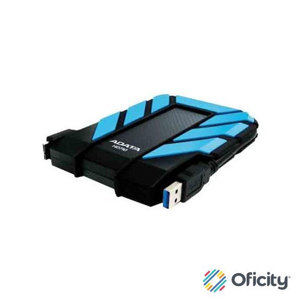 Disco Duro Externo Adata 2TB HD710 Pro 2.5" USB 3.0 Negro/Azul a Prueba de Agua y Golpes
