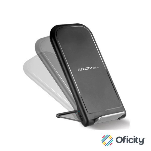 Cargador Argomtech Convertible Inalambrico 10 W Carga Rápida Bobinas Duales Micro-USB