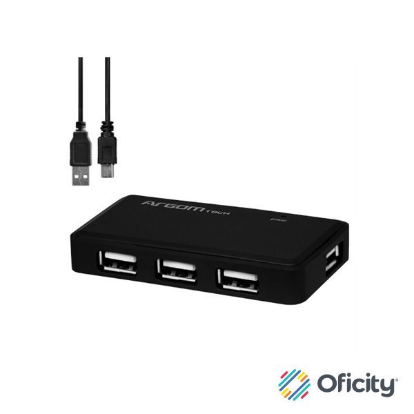 Mini Hub Argomtech de 4-puertos USB 2.0