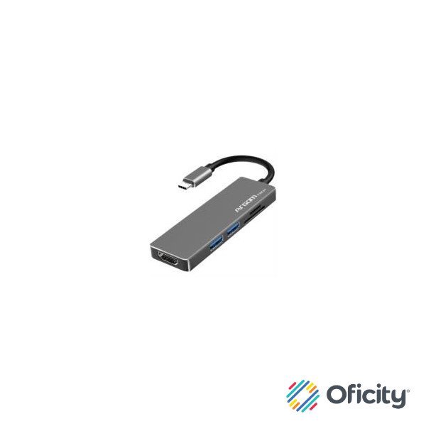 Hub Argomtech One Axess 5 en 1 Tipo C