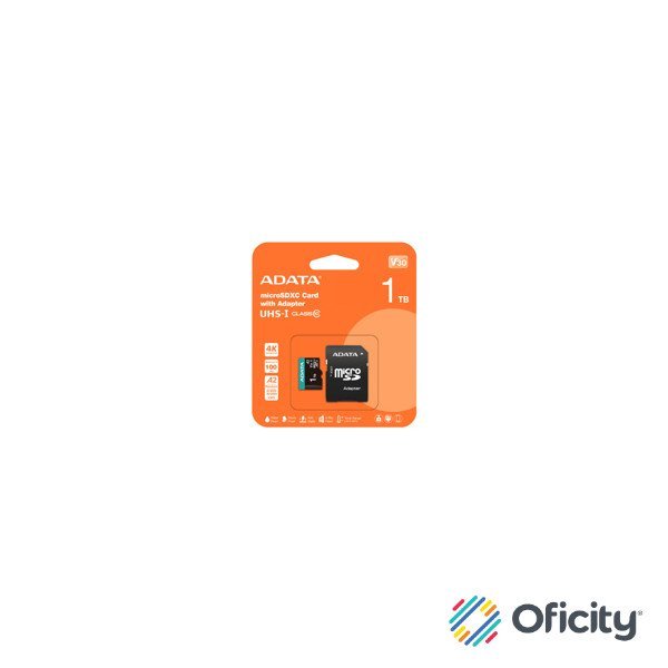 Micro SDXC ADATA 1 TB Nintendo Switch C10 U3 V30S 4K UHD (100/85 MB/S)