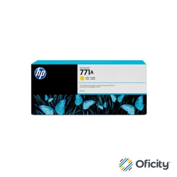 Tinta HP LF Amarillo DesignJet 771A