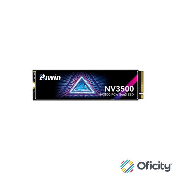 Unidad SSD Biwin NV3500 512GB M.2 2280 PCIe Gen 3 3500 MB/s de Lectura 2500 MB/s de escritura