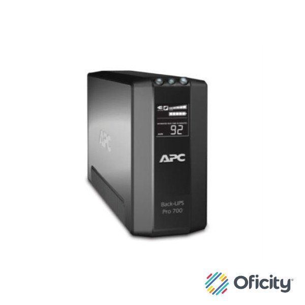 UPS APC Pro 700VA/420W 120V Batería Repuesto Ahorro de Energía 6 Contactos Color Negro