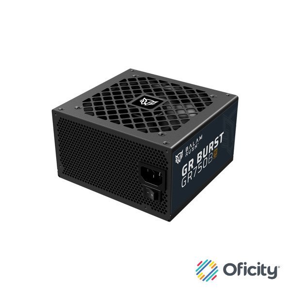 Fuente de Poder Balam Rush GR Burst GR750B Legend Series ATX 750W 80 Plus Bronze No Modular Negro
