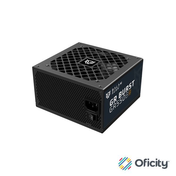 Fuente de Poder Balam Rush GR Burst GR550B Legend Series ATX 550W 80 Plus Bronze No Modular Negro