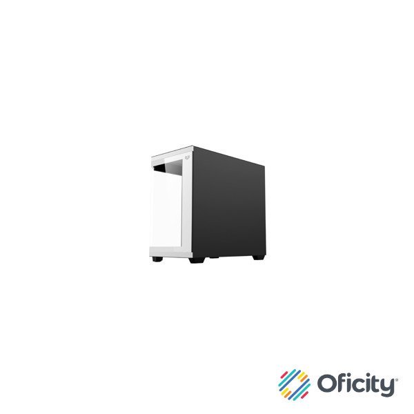 Gabinete Gamer Balam Rush Media Torre Tank Master 9600TB Max MB ATX Ultra Wides/USB-C/USB 3/Audio Fan ARGB Blanco- Negro