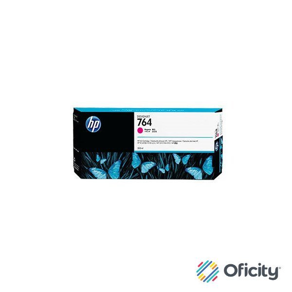 Tinta HP LF 764 DesignJet Magenta 300ML
