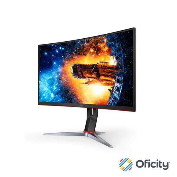 Monitor AOC 23.8" Gaming Curvo IPS 1920x1080 165Hz 1ms Freesync HDMI DisPort HDR Mode
