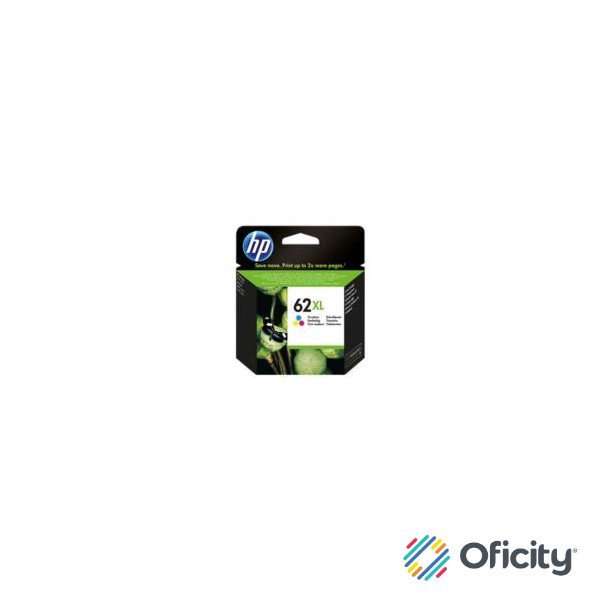 Tinta HP 62XL Tricolor Alto Rendimiento