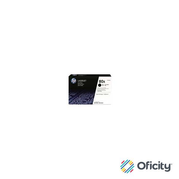 Toner HP 80X Negro Dual Pack