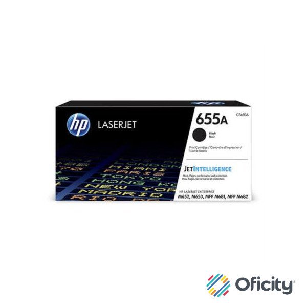 Toner HP LaserJet 655A Negro