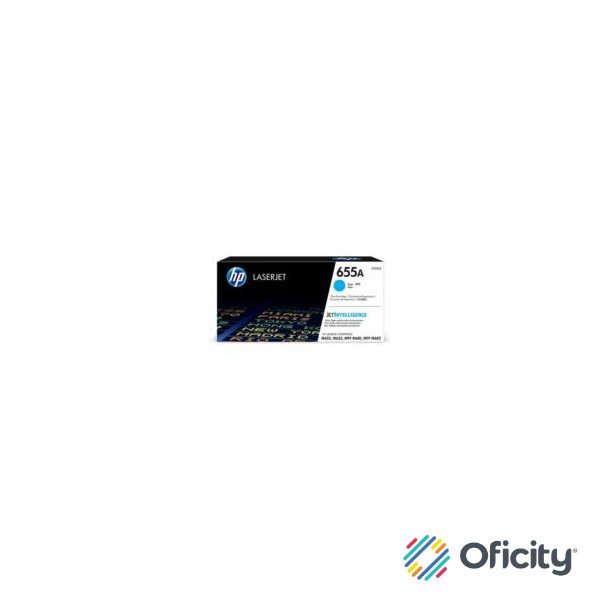 Toner HP LaserJet 655A Cian