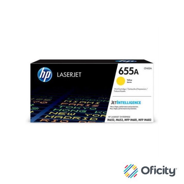 Toner HP LaserJet 655A Amarillo