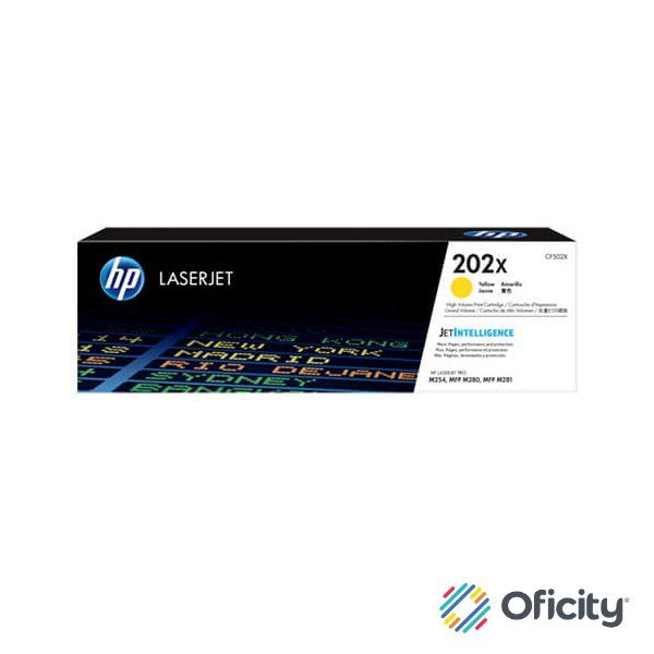 Toner HP LaserJet 202X Amarillo