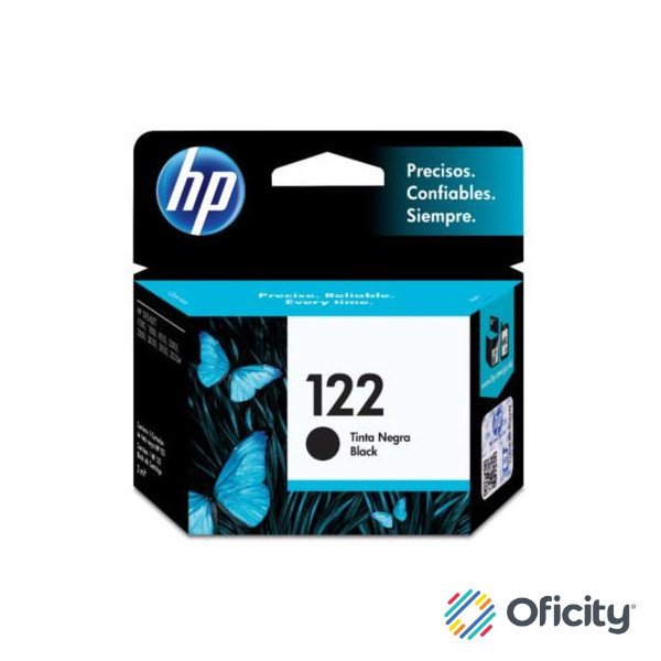 Tinta HP 122 Negro DeskJet 2820/2840/ MF 3050/J610/j611/4550