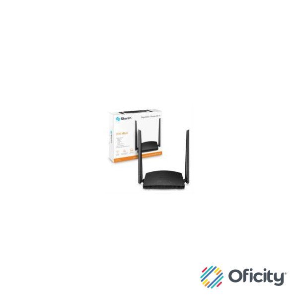 Router Steren Wi-Fi 300Mbps 2.4GHz Hasta 20m de Cobertura