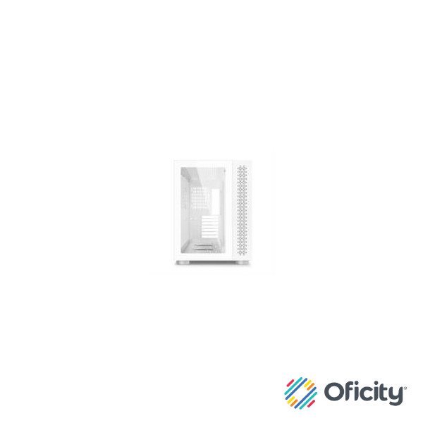 Gabinete Game Factor CSG700 ATX Fishtank Panel Lateral Vidrio Templado USB 2.0/3.0 Color Blanco
