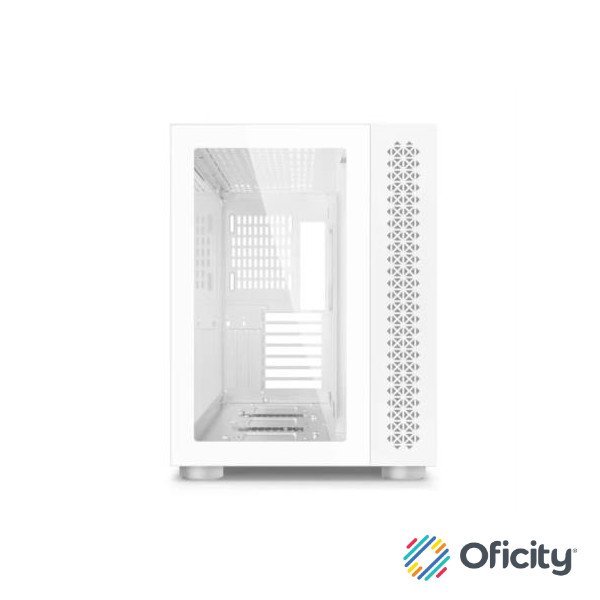 Gabinete Game Factor CSG700 ATX Fishtank Panel Lateral Vidrio Templado USB 2.0/3.0 Color Blanco