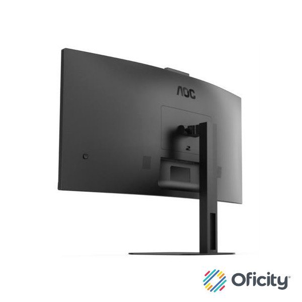 Monitor AOC 34" Professional Curvo VA 1500-R 3440x1440 HDMI DP USB-C DP AltMode 100hz 1ms USB Hub Windows Hello We