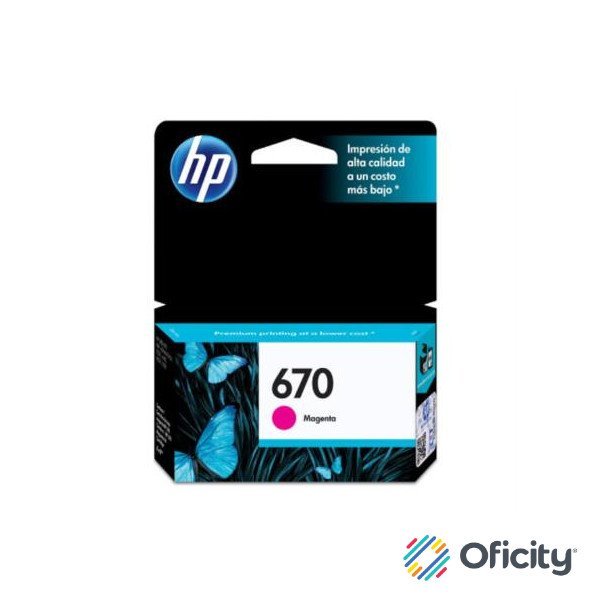 Tinta HP 670 Magenta